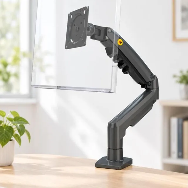Suporte articulado de monitor North Bayou F80, com pistão a gás